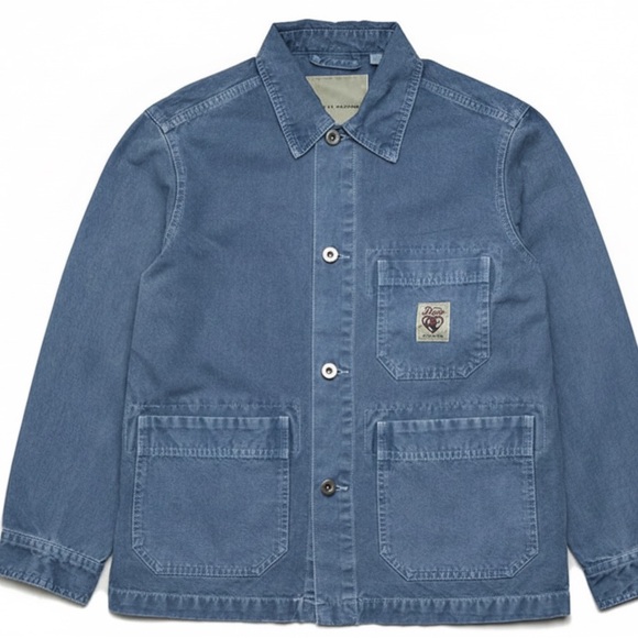 Deus Ex Machina Jackets & Blazers - Deus Ex Machina -Indy Chore Shirt Overdyed Lt Indigo
